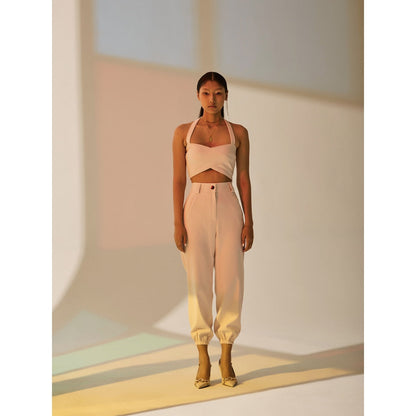 The Dapper Lady Pearl Joggers - Off White