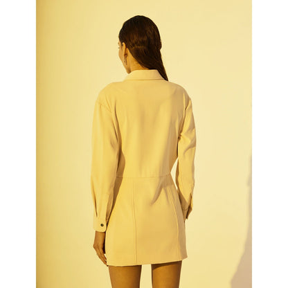 The Dapper Lady Sundown Shirt Dress - Yellow