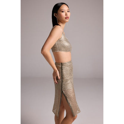 The Dapper Lady Brown Bustier