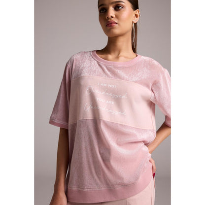 The Dapper Lady Pink Rosa Oversized T-Shirt