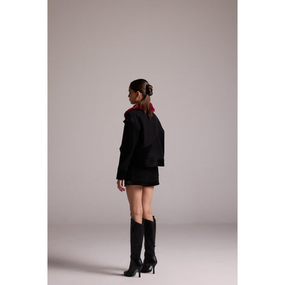 The Dapper Lady Black Sienna Shorts
