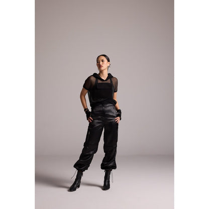 The Dapper Lady Black Sienna Joggers