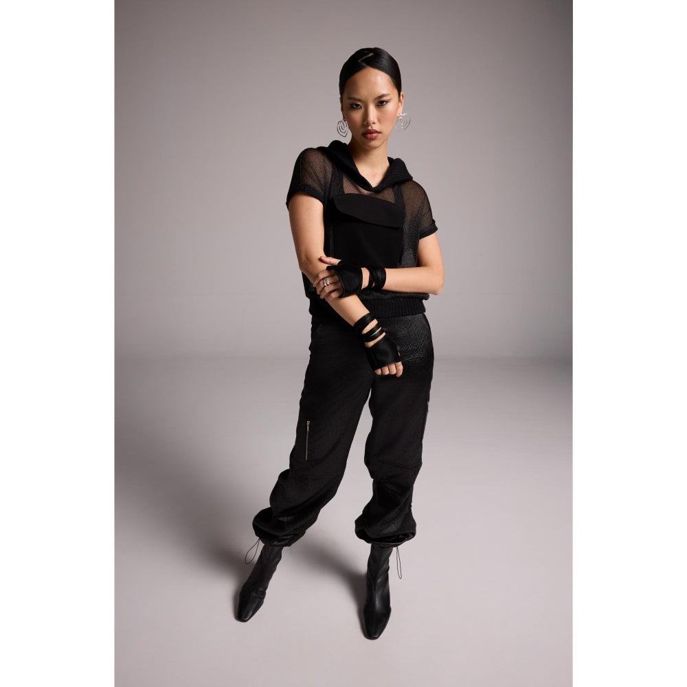 The Dapper Lady Black Sienna Joggers
