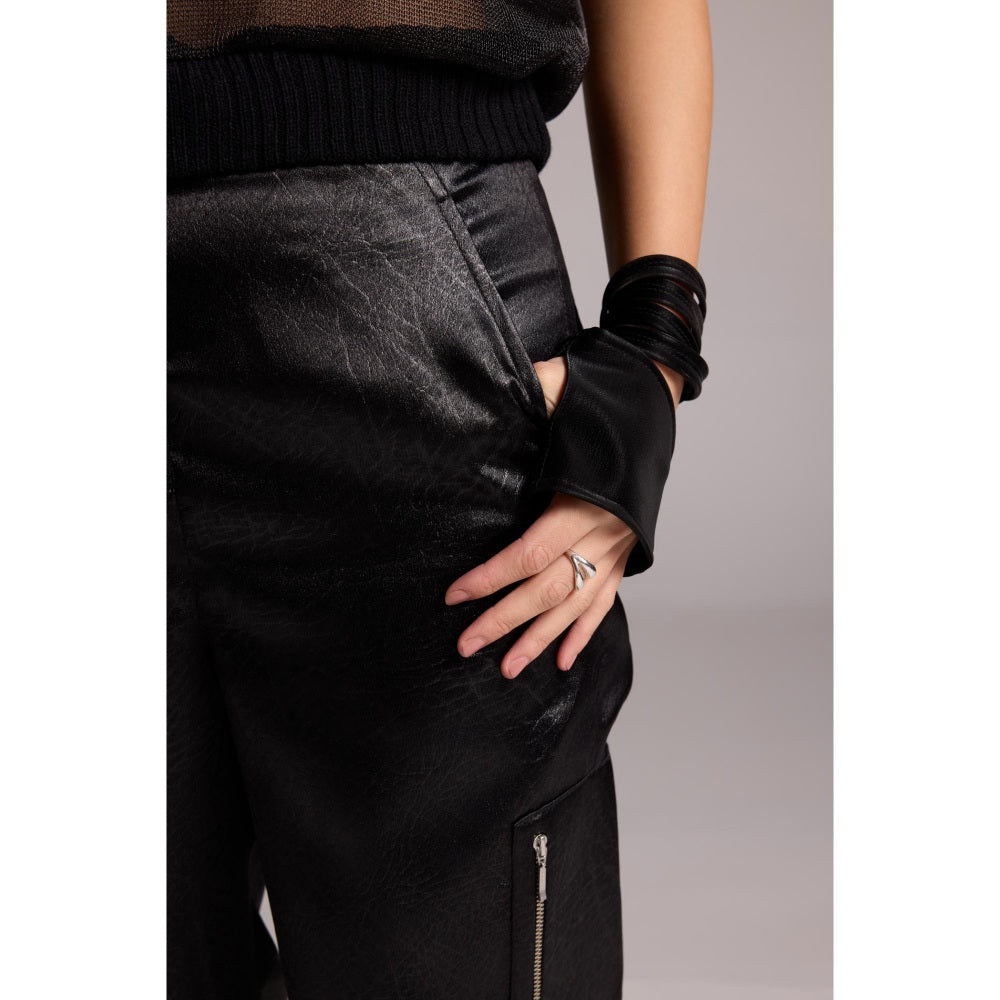The Dapper Lady Black Sienna Joggers