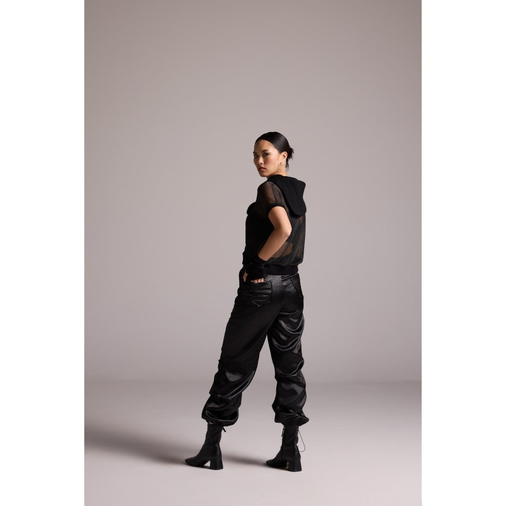 The Dapper Lady Black Sienna Joggers