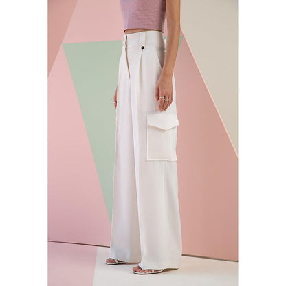 The Dapper Lady Ivory Wide Pant