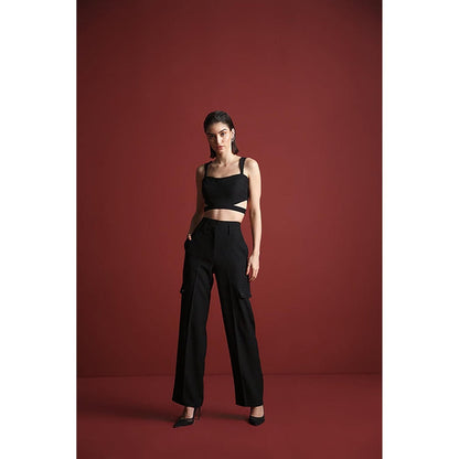 The Dapper Lady Midnight Straight Pant
