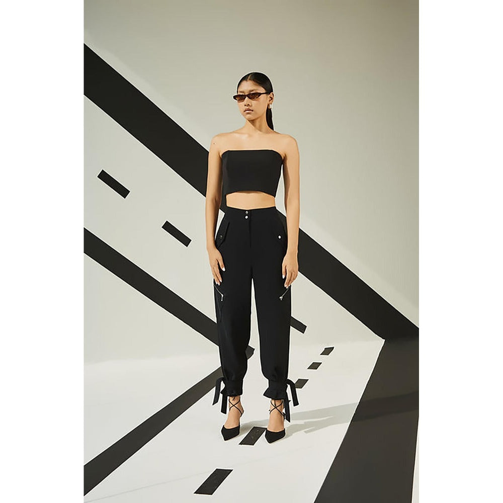 The Dapper Lady Astral Tie-Up Joggers