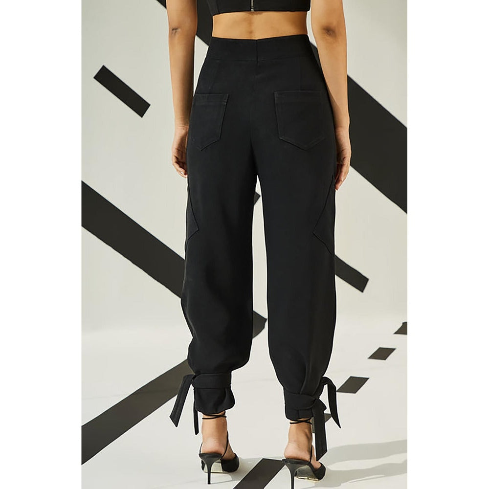 The Dapper Lady Astral Tie-Up Joggers