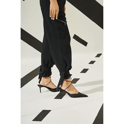 The Dapper Lady Astral Tie-Up Joggers