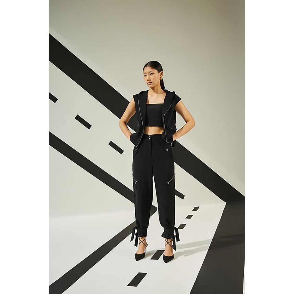 The Dapper Lady Astral Tie-Up Joggers