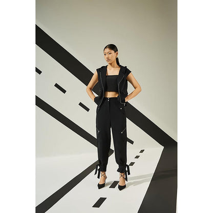 The Dapper Lady Astral Tie-Up Joggers