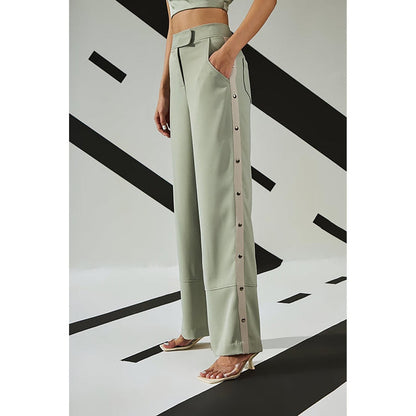 The Dapper Lady Jade Flared Pants