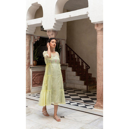 The Yellow Bow Moringa Tier Dress (Set of 2)