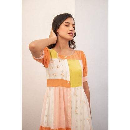 The Yellow Bow Patchouli Button Down Dress (Set of 2)