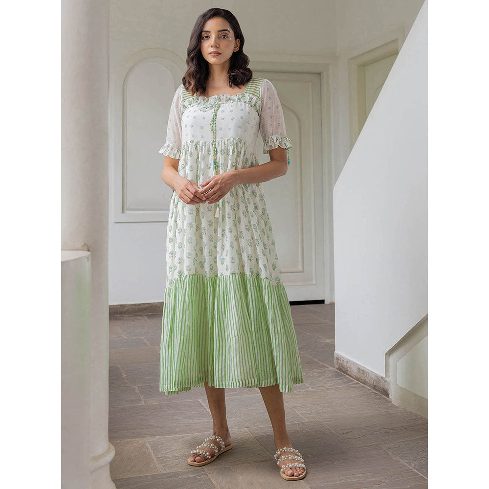 The Yellow Bow Fleur Midi Dress (Set of 2)