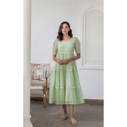 The Yellow Bow Maua Maxi Tier Dress (Set of 2)