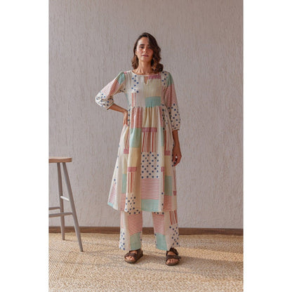 The Yellow Bow Potpourri Multi-Color Co-Ord (Set of 2)