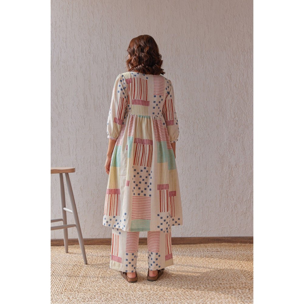 The Yellow Bow Potpourri Multi-Color Co-Ord (Set of 2)