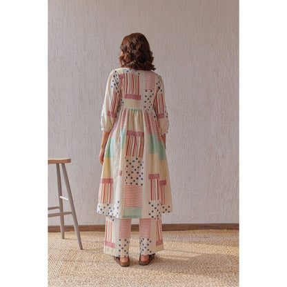 The Yellow Bow Potpourri Multi-Color Co-Ord (Set of 2)