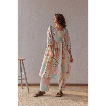 The Yellow Bow Potpourri Multi-Color Co-Ord (Set of 2)