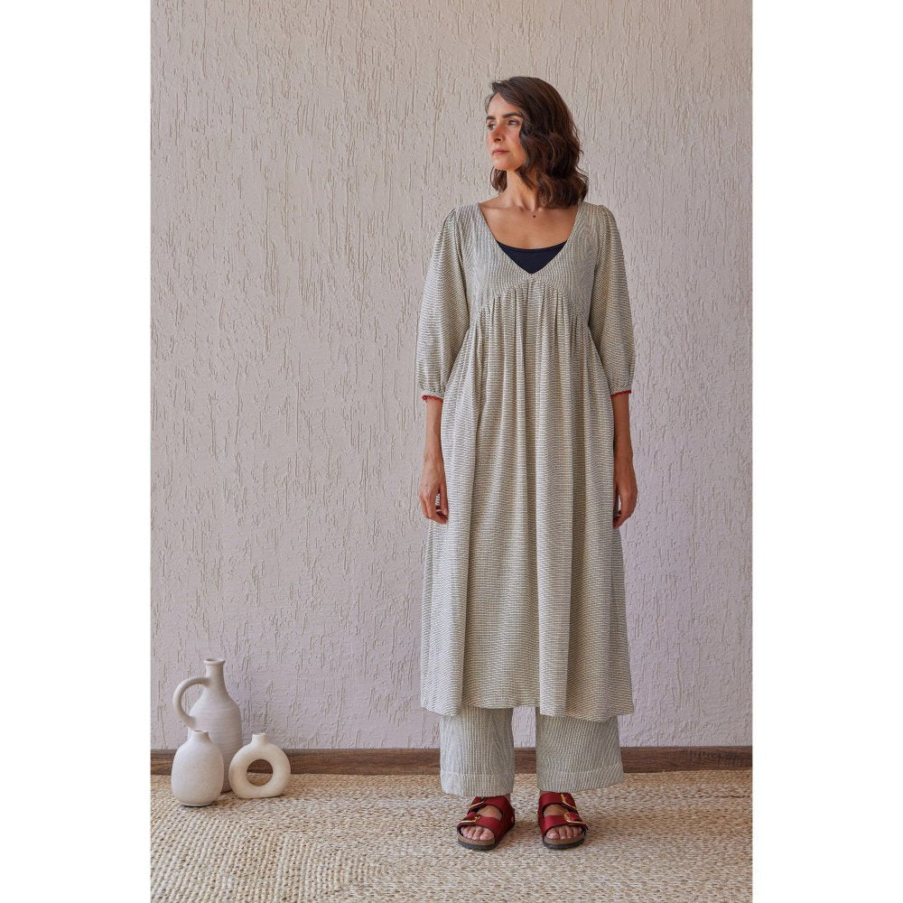 The Yellow Bow Ebony Grey Co-Ord (Set of 3)