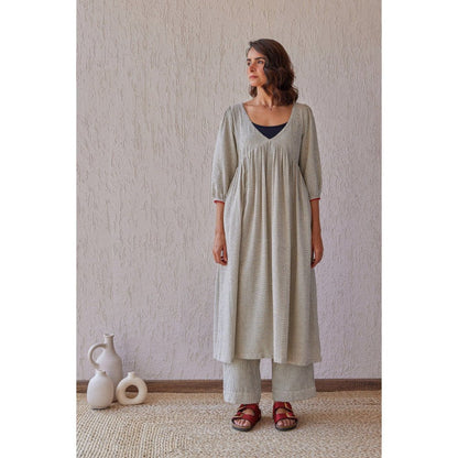 The Yellow Bow Ebony Grey Co-Ord (Set of 3)