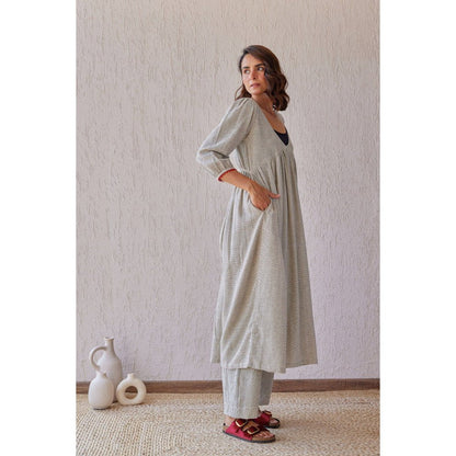 The Yellow Bow Ebony Grey Co-Ord (Set of 3)
