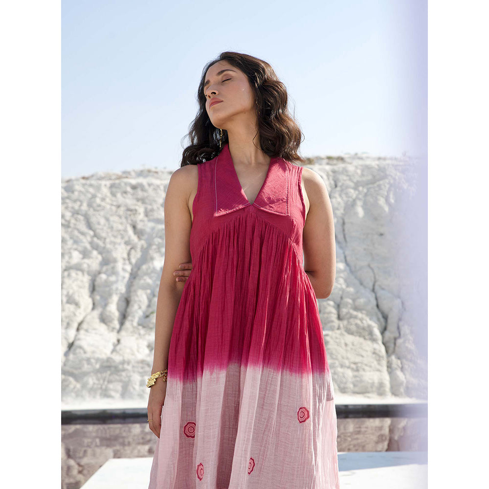 The Loom Art Rouge Blush Pink Dress with Slip (Set of 2)