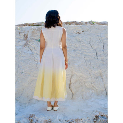 The Loom Art Golden Hour Dress - Yellow