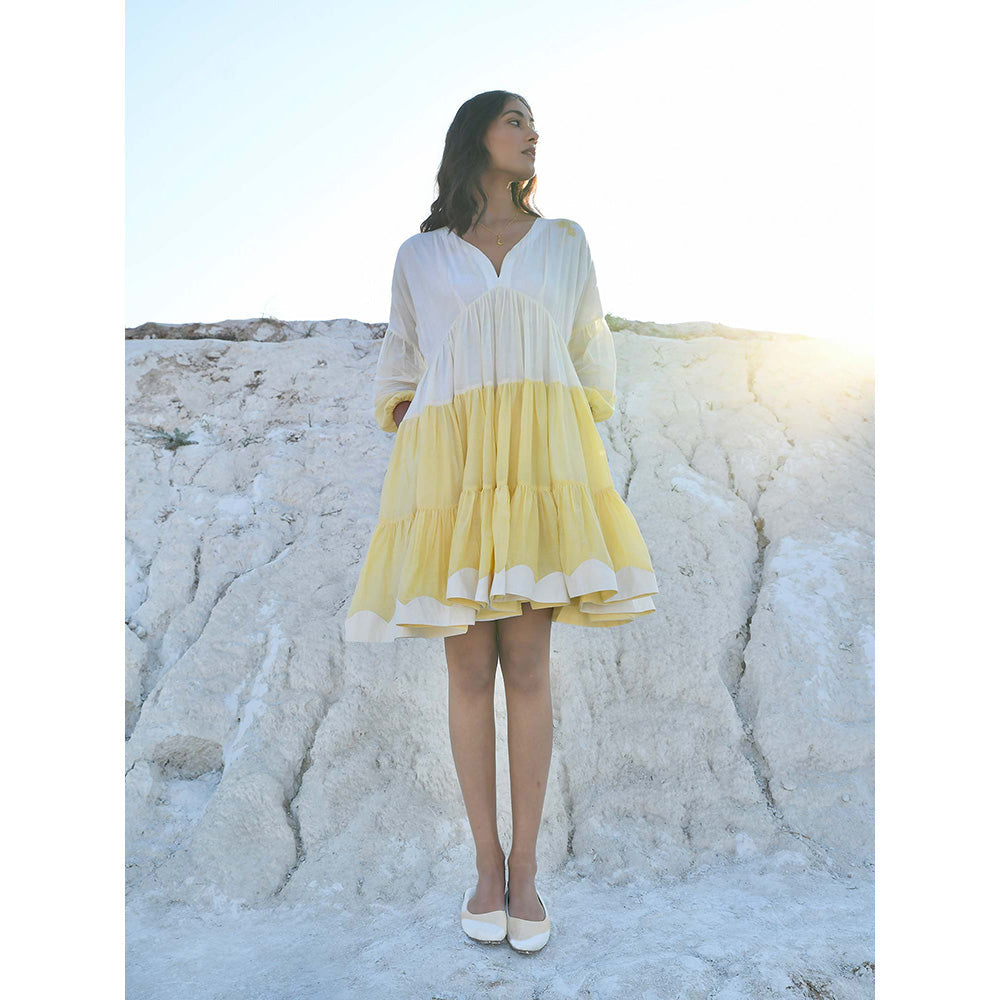 The Loom Art Dreamy Caramel Dress - Yellow