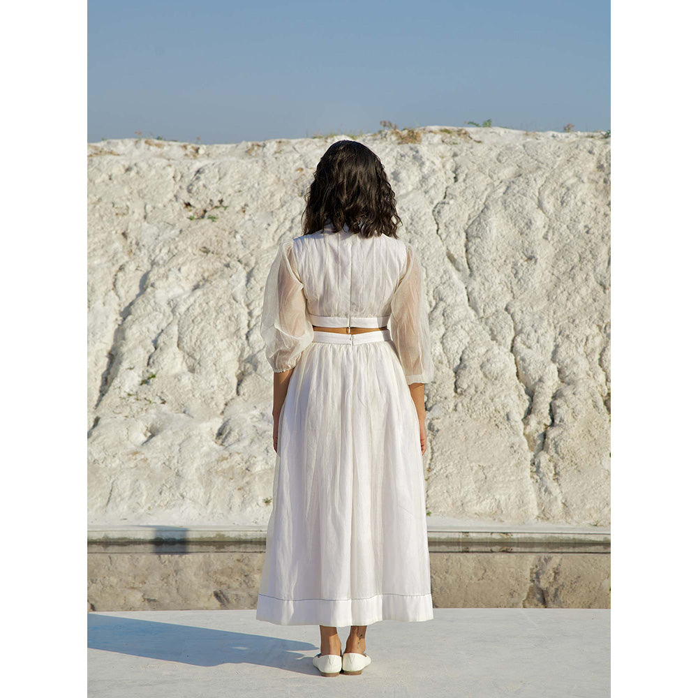 The Loom Art Lily Bloom Dress - White