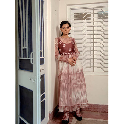 The Loom Art Roseate Bliss Maxi Dress
