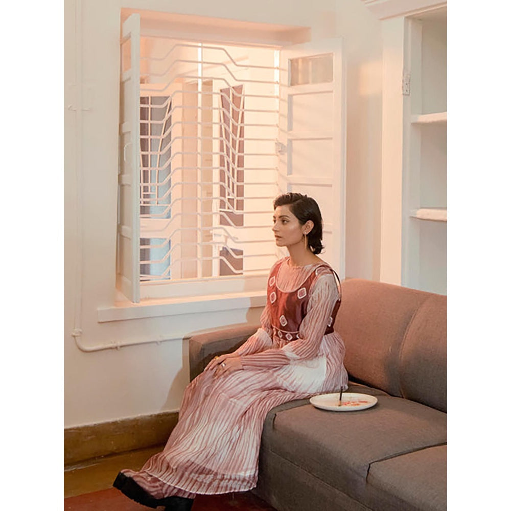 The Loom Art Roseate Bliss Maxi Dress