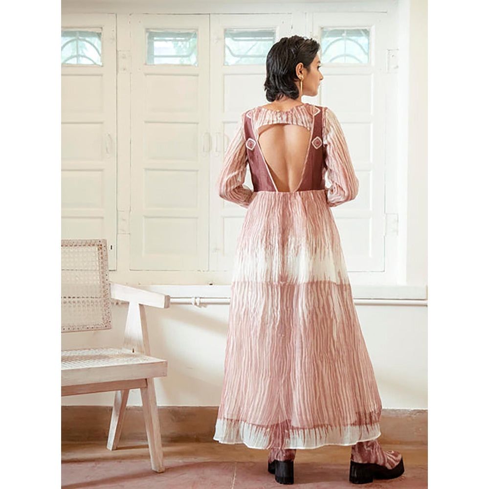 The Loom Art Roseate Bliss Maxi Dress