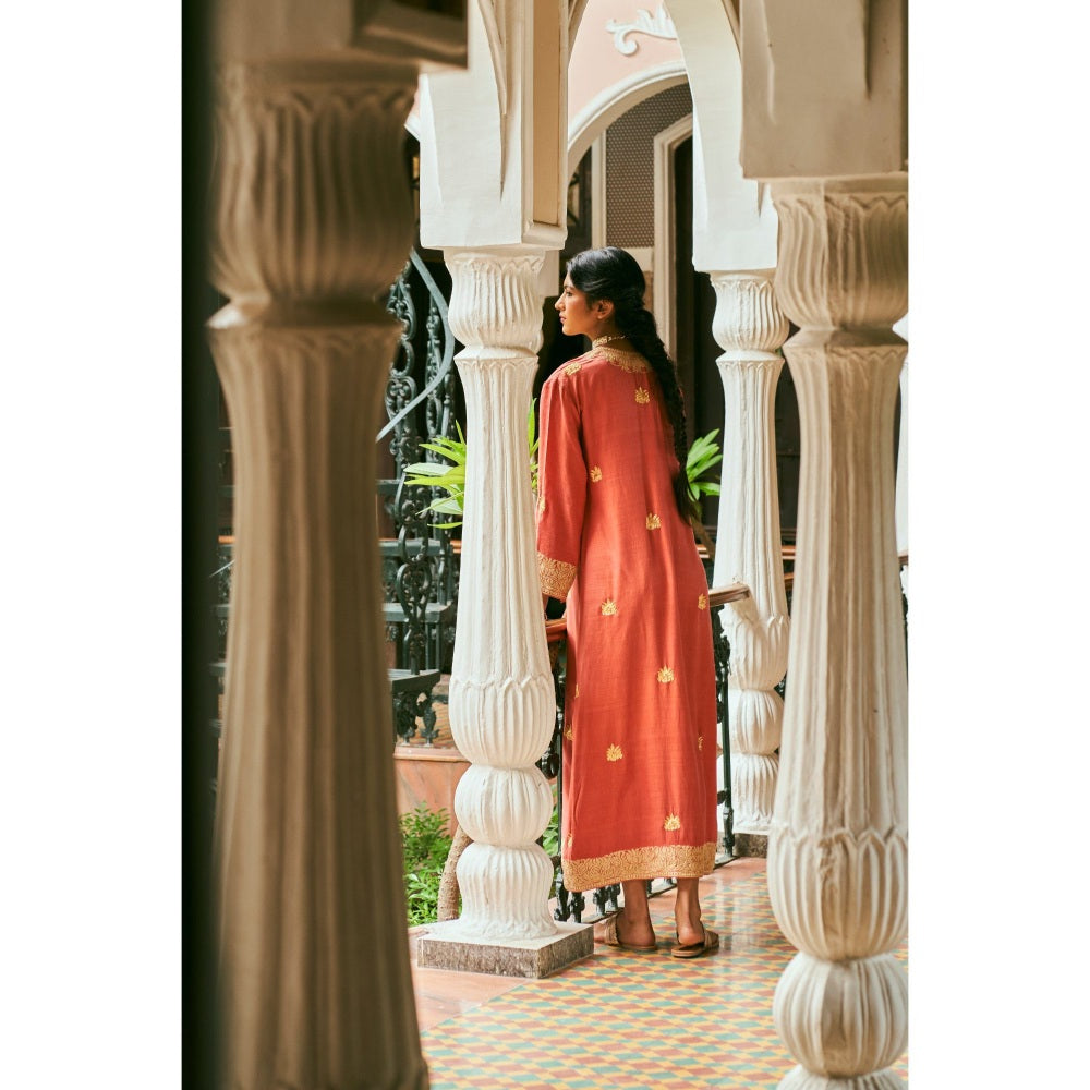 The Whole Nine Yards Sijh Orange Kaftan
