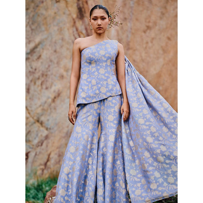 The Whole Nine Yards Avani One Shoulder Embellished Co-Ord (Set of 2)