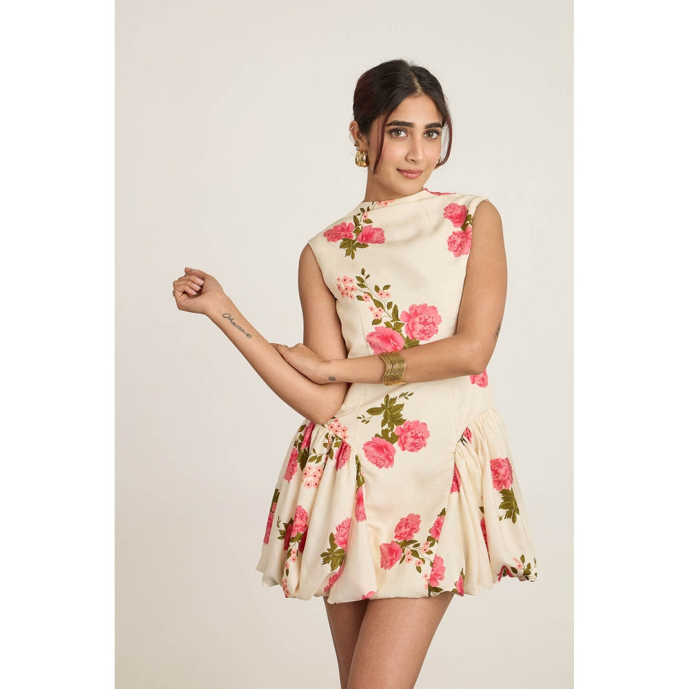 The Whole Nine Yards Ivory Alora Mini Dress