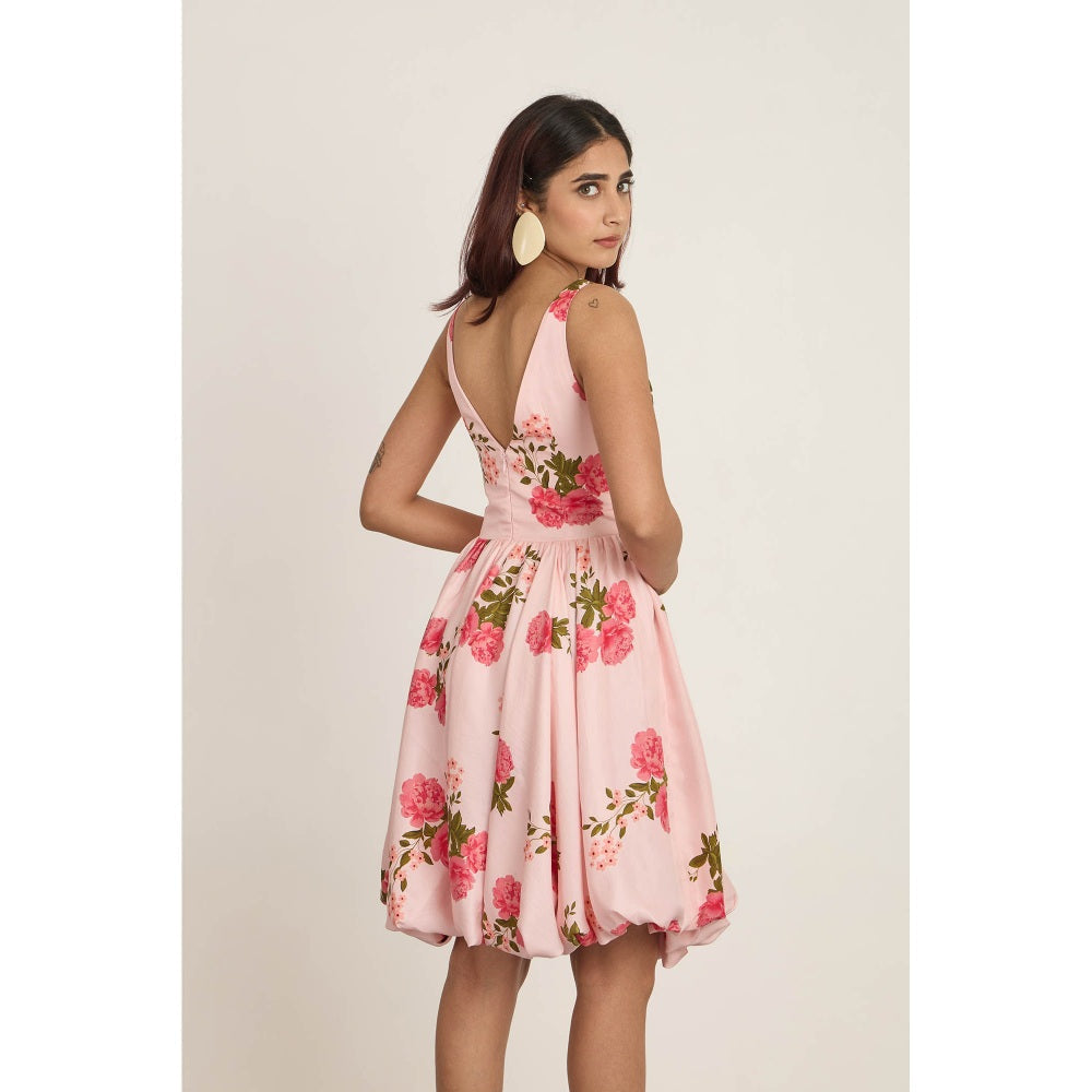 The Whole Nine Yards Pink Aerith Midi Dress