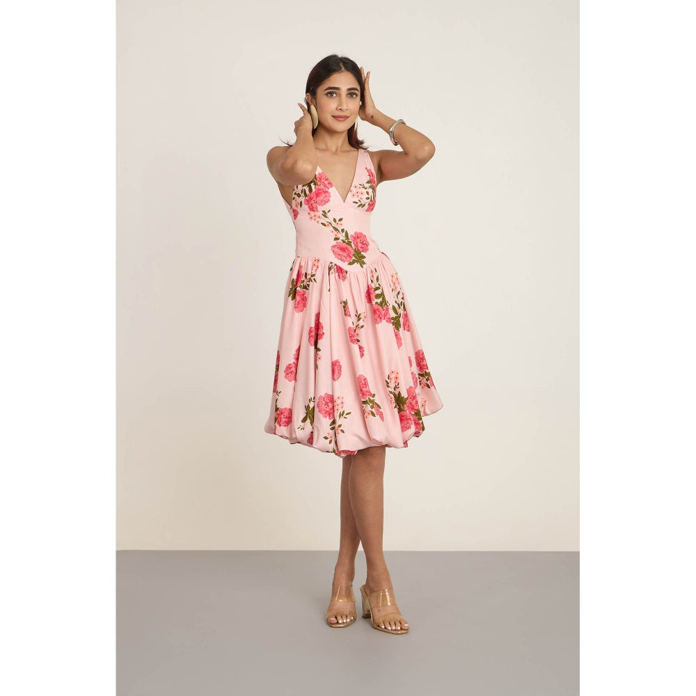 The Whole Nine Yards Pink Aerith Midi Dress