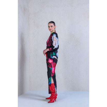 The Dramebaaz Company Scarlet Gardens Pant and Top (Set of 2)