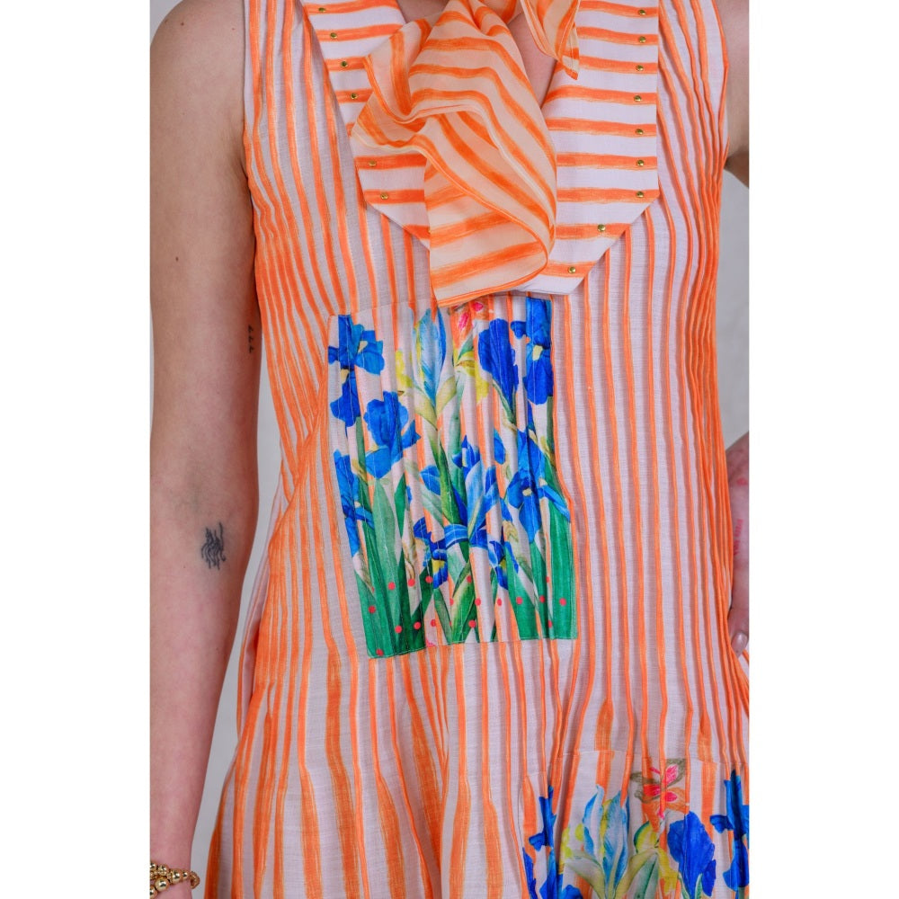 The Dramebaaz Company Mystic Maven Pintucks Dress
