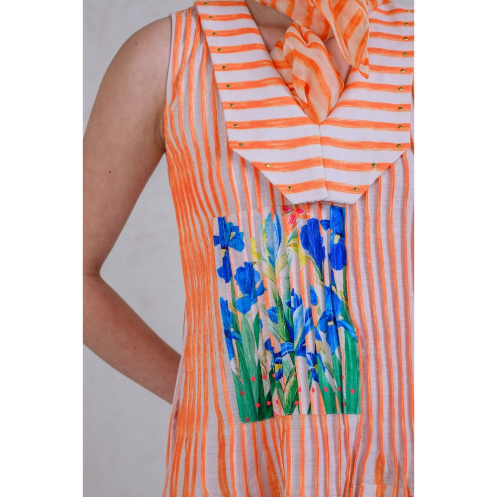 The Dramebaaz Company Mystic Maven Pintucks Dress