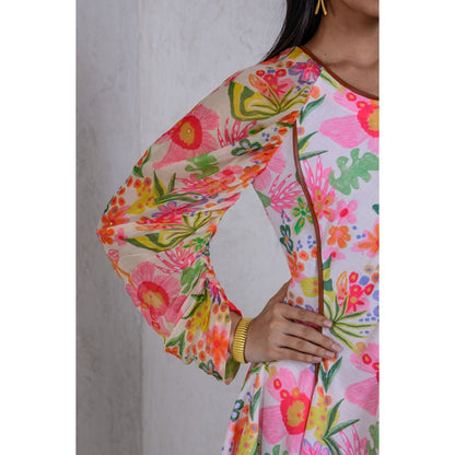 The Dramebaaz Company Galentines Godet Dress