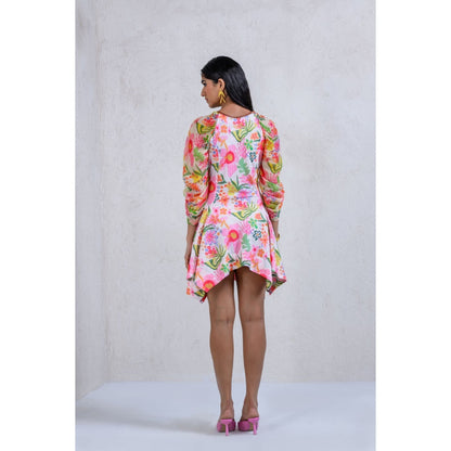 The Dramebaaz Company Galentines Godet Dress