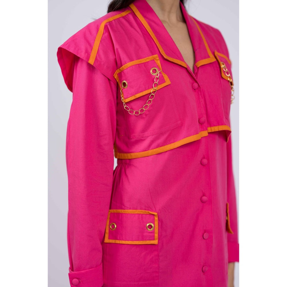 The Dramebaaz Company Pricilla Trench Dress