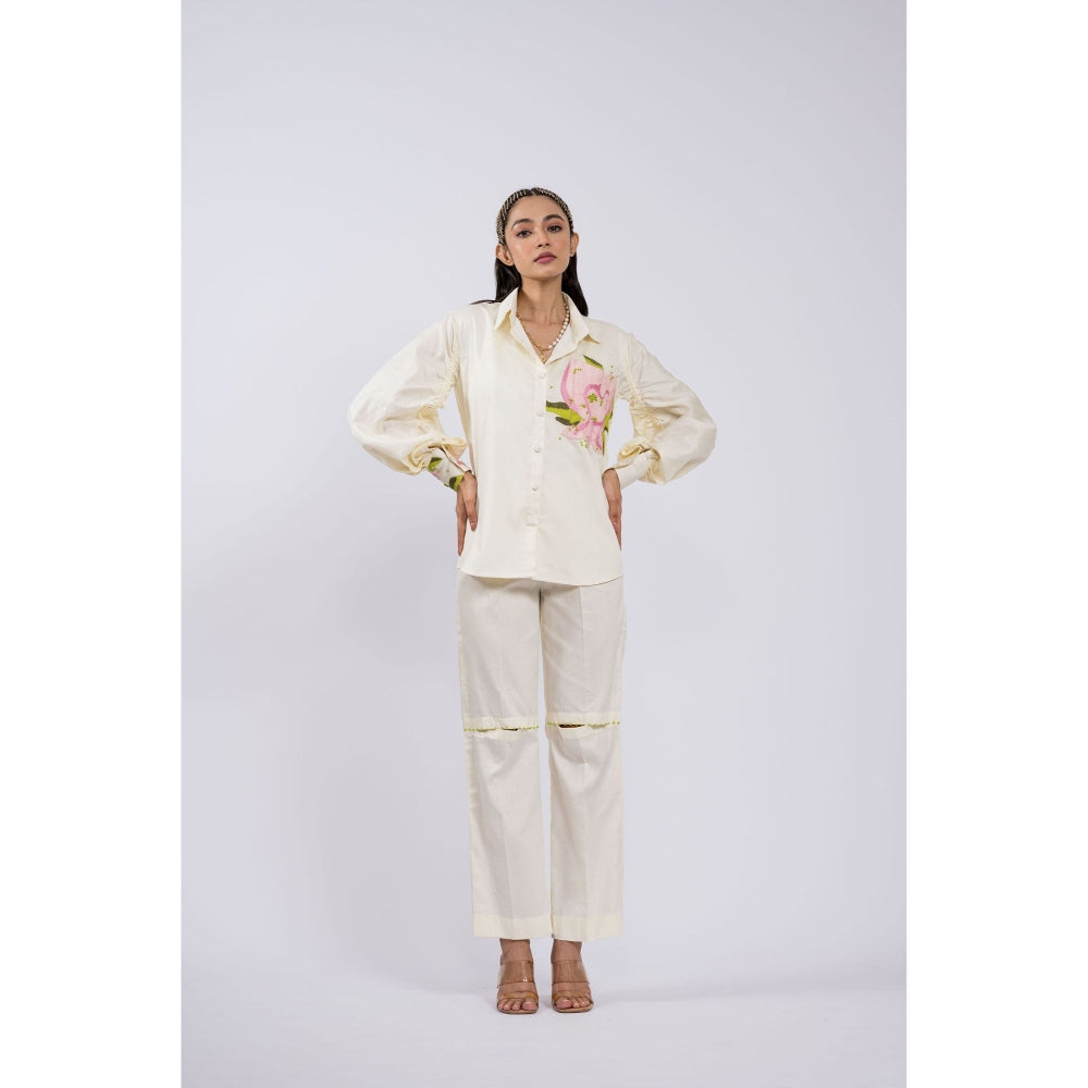 The Dramebaaz Company Lotus Blossom Co-Ord (Set of 2)