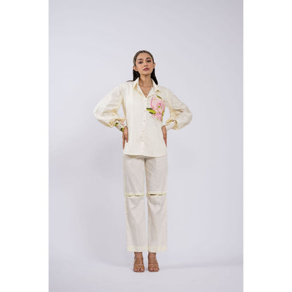 The Dramebaaz Company Lotus Blossom Co-Ord (Set of 2)