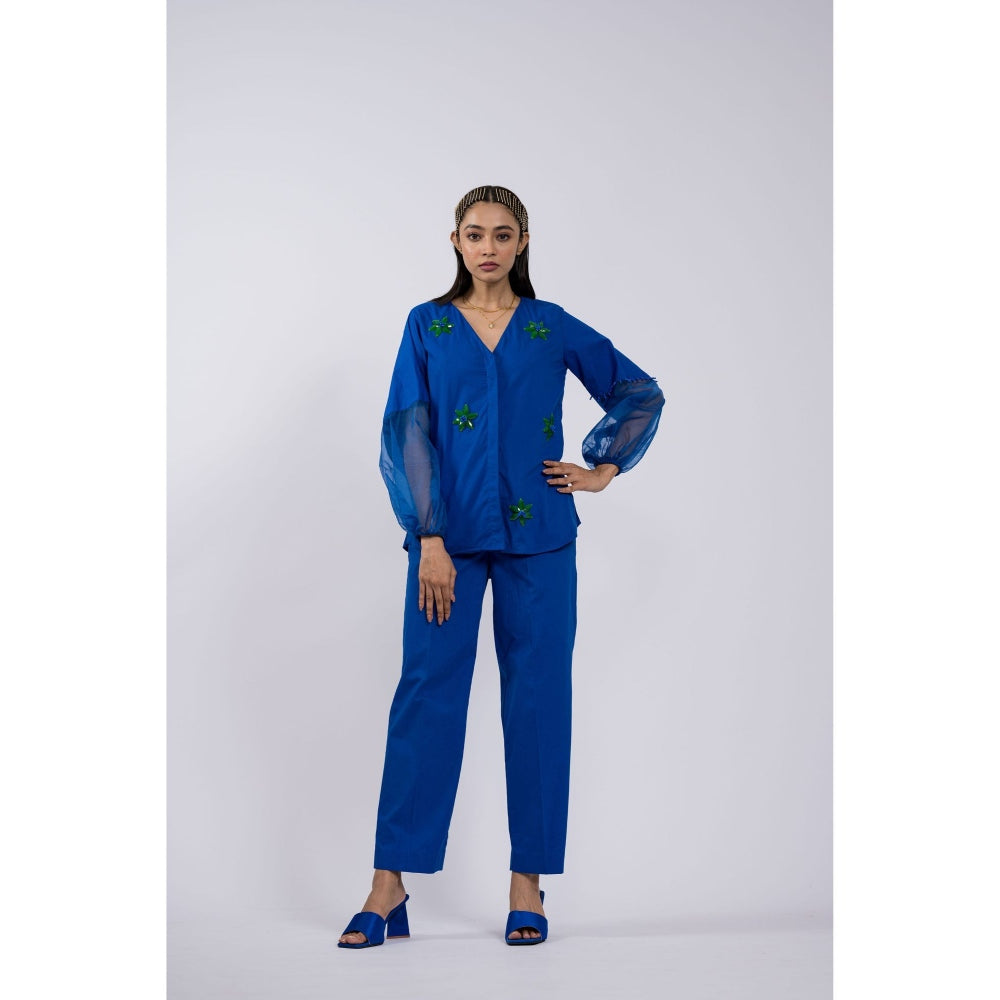 The Dramebaaz Company Eclectic Embellished Co-Ord (Set of 2)