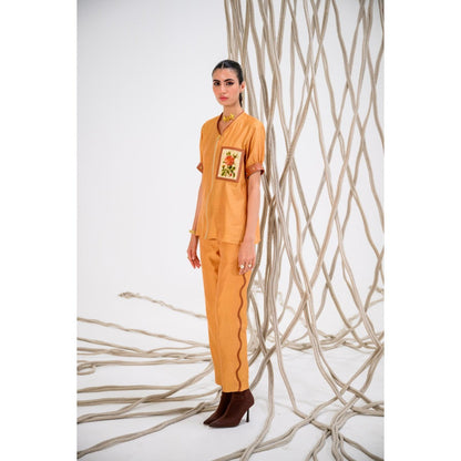 The Dramebaaz Company Rustique Printed Shirt